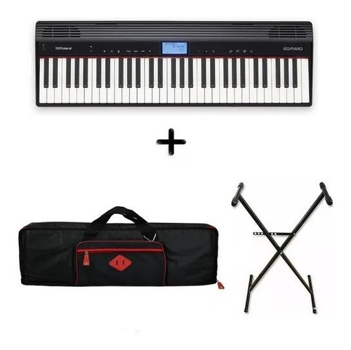 Piano Digital Roland Go61p + Funda Acolchada + Pie