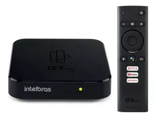 Aparelho Transforma Tv Smart Box séries Filmes Canais Intelbras 2ª geração Preto