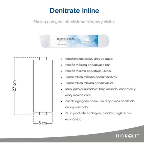 Imagen 2 de 4 de Repuesto Uf Zen Denitrate Inline