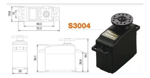 Servo estándar Futaba S3004