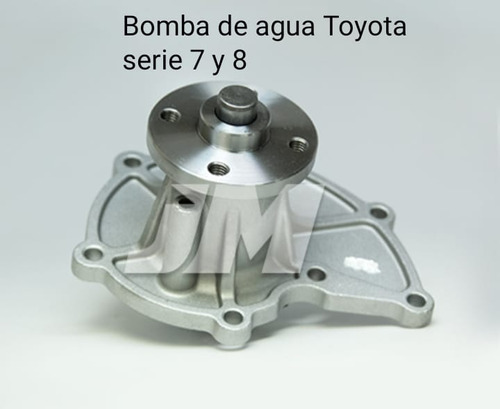 Bomba De Agua Montacargas Toyota Serie 7y8 