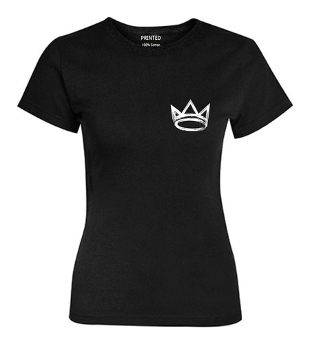 Polera Estampada Mujer Corona De Anto