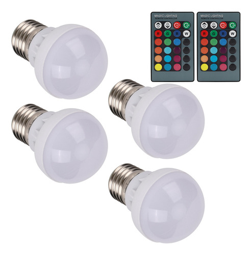 Bombillas E27 Rgb Que Cambian De Color, Bombilla Led De 40 W