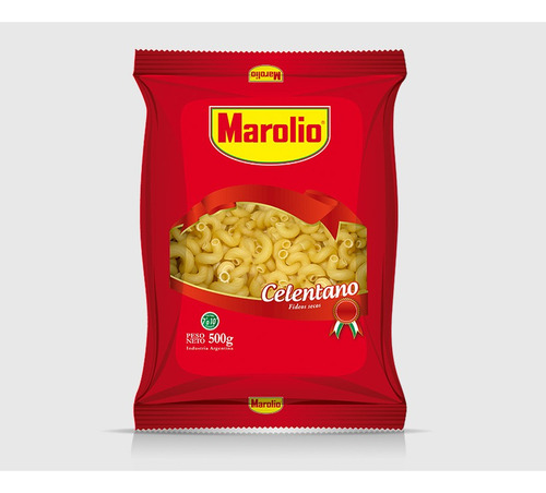 Fideos Marolio Celentano Paquete De 500 Grs Pack 12 Unidades