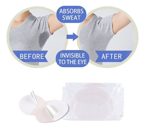 Almohadillas De Sudor Invisibles Desechables Para Axilas Par