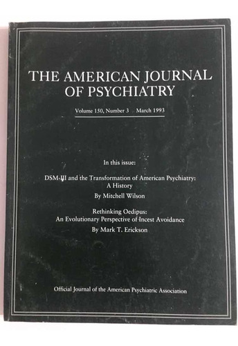 The American Journal Of Psychiatry Marzo 1993