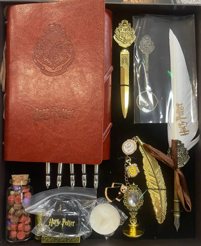 Kit De Sellos Pluma Y Más Harry Potter Para Manualidades Modelo 4 Hufflepuff