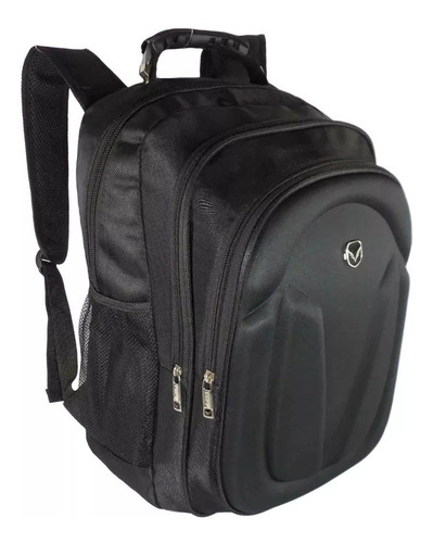 Mochila Preta Executiva Notebook Cabo De Aço Reforçada