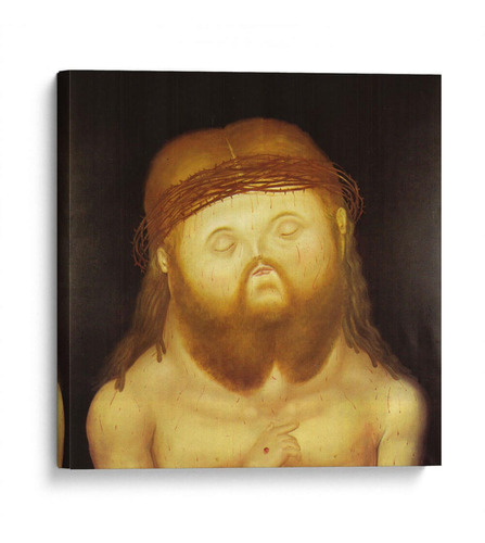 Cuadro Decorativo - Cabeza De Cristo, Fernando Botero 40x40