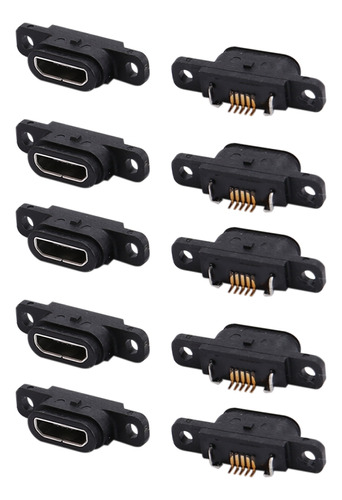 10 Unidades, Conector De Carga Micro-usb De 5 Pines, Puerto