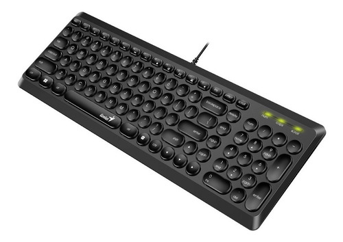 Teclado Multimedia Genius Slimstar Q200 Negro En Español