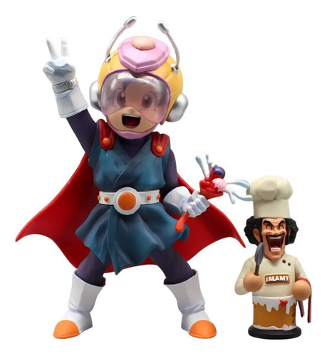 Figura Anime Pan Y Mrs Satan Dragón Ball Gt 20cm