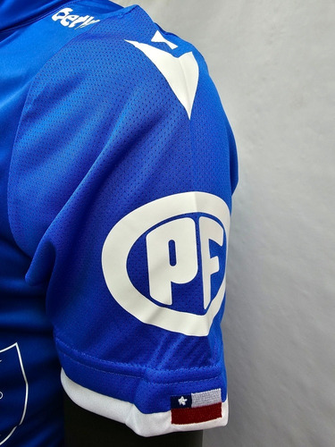 Imagen 6 de 10 de Camiseta Audax Italiano 2023 Macron Tercera Azul Original