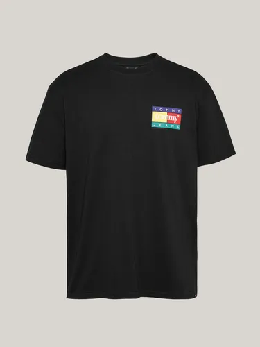 Camiseta tommy negra sale
