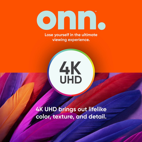 Pantalla Onn 85 Pulgadas 4k Uhd Led Roku Smart Tv Hdmi Wi-fi