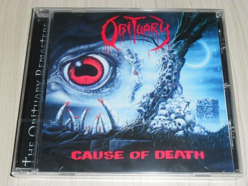 Cd Obituary - Cause Of Death 1990 (europeu Remaster 3 Bônus