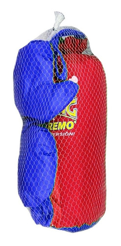 Bolsa De Boxeo Infantil + Par De Guantes Deporte Juguete