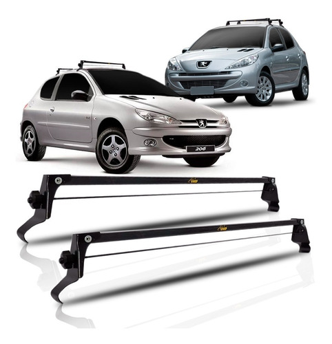 Rack Teto Bagageiro Travessa Peugeot 206 E 207 2 Portas Vhip