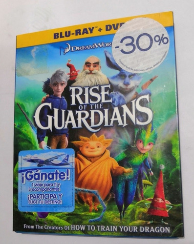 Blu-ray + Dvd El Origen De Los Guardianes (Usado)