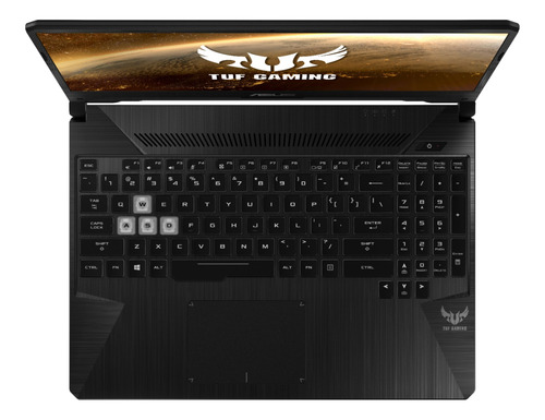 Imagen 3 de 5 de Notebook Asus TUF FX505GT negra 15.6", Intel Core i5 9300H 8GB de RAM 512GB SSD, Nvidia GeForce GTX 1650 1920x1080px Windows 10 Home