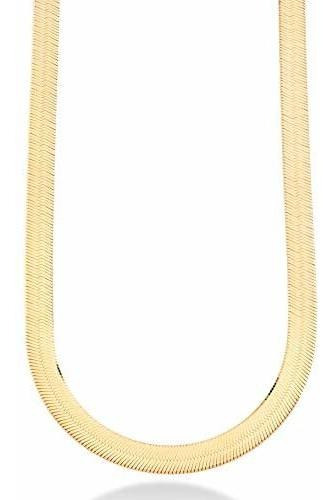 Collar Herringbone Oro 18k Italia 925.