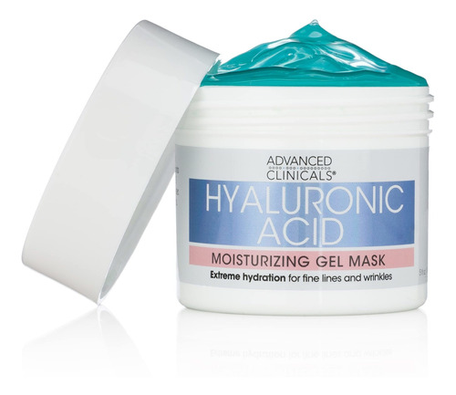 Advanced Clinicals Mascarilla Facial De Gel De Ácido Hialuró