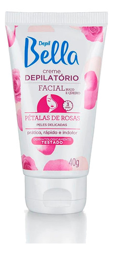 Creme Depilatório Facial Pétala De Rosas Depil Bella - 40g