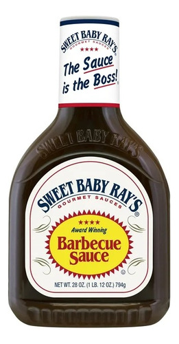 Salsa Sweet Baby Ray's Barbecue Sauce 28 Onzas  Importada