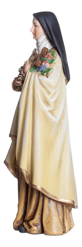 Santa Teresa 15cms Escultura De Resina Dari & Alice Color Blanco