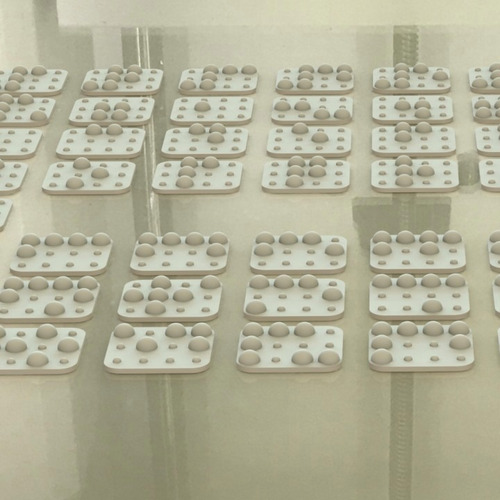 Etiquetas Para Teclado Braille 3dprint (principais Teclas)