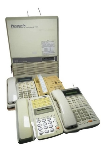 Imagen 1 de 5 de Combo Central Telefonica Panasonic 616 Easa-phone