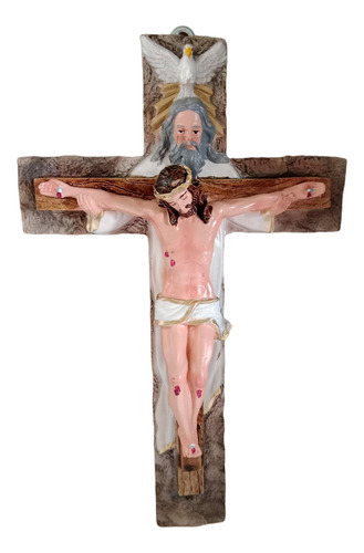 Divina Providencia Santísima Trinidad De Jesús 30 Cm Cristo Tradicional