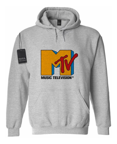 Buzo Canguro Hombre Mtv Dibujo Art Logo - Mumt3