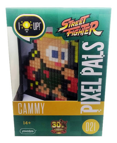 Luminária Pixel Pals Cammy 021 Street Fighter ''novo''