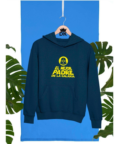 Poleron Dia Padre Regalo Papa Galaxia Star War Moda Unisex