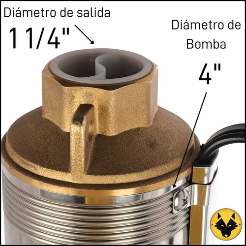 Imagen 3 de 10 de Bomba Sumergible Pozo Profundo 1.5 Hp Tipo Franklin + 150mts