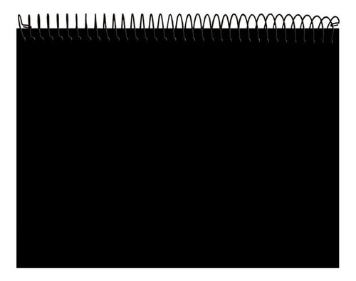 Caderno Capa Preta Dura Uni 10 Matérias 200 Folhas