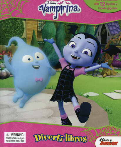 Divertilibros: Disney Jr Vampirina, de White, Erika. Divertilibros: Disney El Paraiso De Las Mascotas Editorial Silver Dolphin (en español), tapa dura en español, 2018