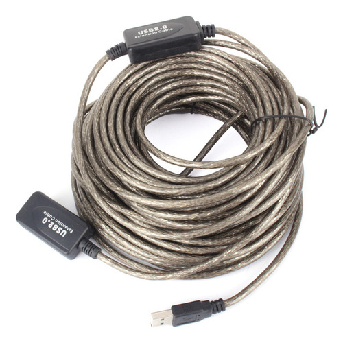 Cable Extensor Usb 2.0 Tipo A Macho A Hembra De 20 M