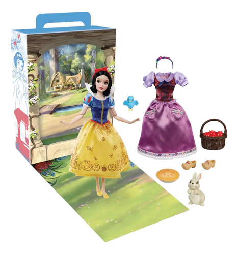 Playset Boneca Branca De Neve Disney Story