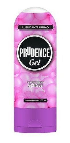Lubricante Comestible Base Agua Sabor Chicle Prudence 100ml