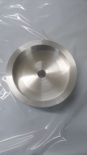 1 Polia De Alumínio Para Lixadeira Ø75x60mm E Furo 17,67mm