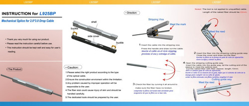 Empalme Mecanico Fibrolok Para Fibra Optica.