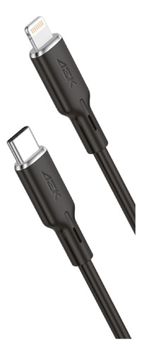 Cable Aek Cyber Carga Rápida Compatible Con Lightning +tipoc