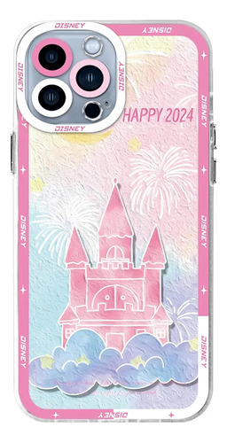 Funda De Teléfono Castle Rainbow Fireworks Para iPhone 15, 1