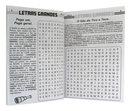 Scottini Touch: Caça-palavras Letras Grandes Difícil V1