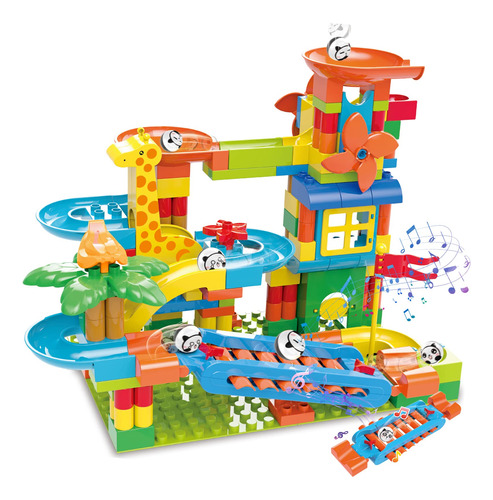 Battop Marble Run Bloques De Construccin, Set De Juguetes,