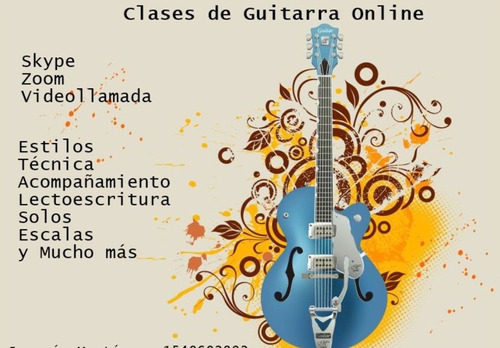 Imagen 1 de 2 de Clases De Guitarra  En La Lucila Y  Online.