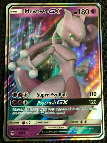 Cartas Pokemon Mewtwo Gx