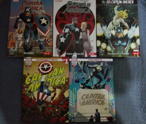 Capitan America 5tomos Prepost Imperio Sec Ovni Marvel Comic